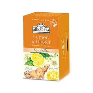 Ahmad Tea Lemon And Ginger 20 Tea Bags