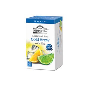 Ahmad Tea Lemon and Lime Cold Brew Iced Tea 20 Foil Tea bags