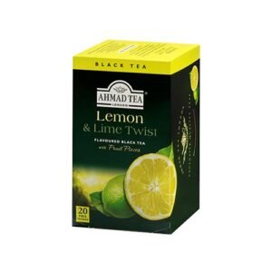 Ahmad Tea Lemon and Lime Twist Tea 20 Foil Tea bags