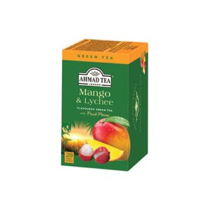 Ahmad Tea Mango and Lychee Flavored Green Tea 20 Tea Bags