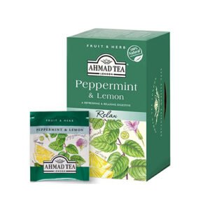 Ahmad Tea Peppermint And Lemon 20 Tea Bags