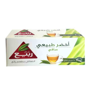 Al Rabea Natural Green Green Tea 25 Tea Bags