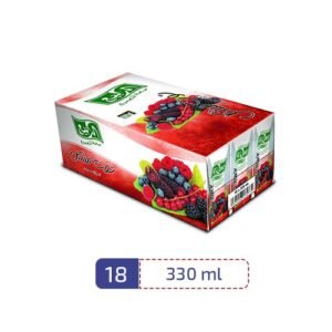 Al Rabie Berry Mix Premium Drink 330ml Pack 18 Pcs