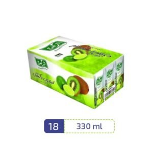 Al Rabie Kiwi and Lemon Juice 330ml Pack 18 Pcs