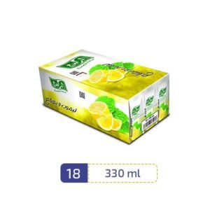 Al Rabie Lemon and Mint 330ml Pack 18 Pcs