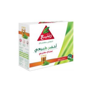 Al Rabie Moroccan Mint Green Tea 100 Tea Bags