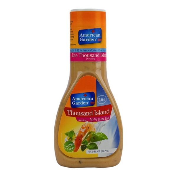 American Garden Thousand Island Lite Salad Dressing 267ml