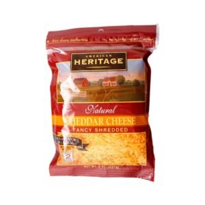 American Heritage Fancy Shredded Cheddar Cheese 227g