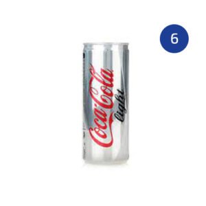 Coca Cola Light 250ml Pack 6 Pcs