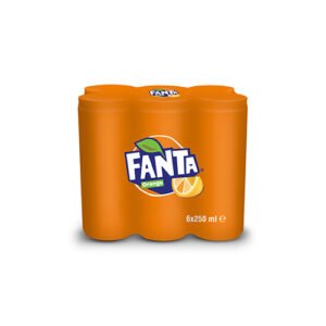 Fanta Orange Drink 250ml Pack 6 Pcs