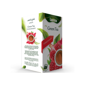 Lavina Green Tea Pomegranate 25 Tea Bags