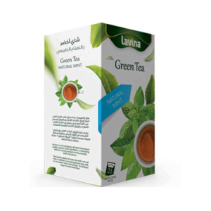 Lavina Green Tea with Mint 25 Bags