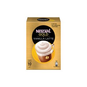 Nescafe Gold Vanilla Latte Coffee Mix 18.5g Pack 10 Sticks