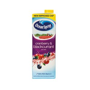 Ocean Spray Cranberry Blackcurrant Juice 1Ltr