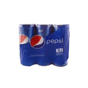 Pepsi can 250ml Pack 6 Pcs