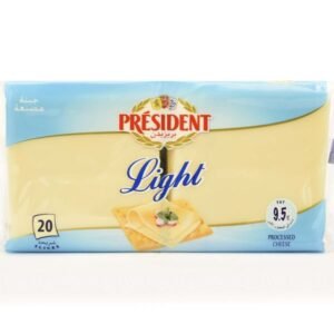 President Burger cheese 20 Slices light 400g