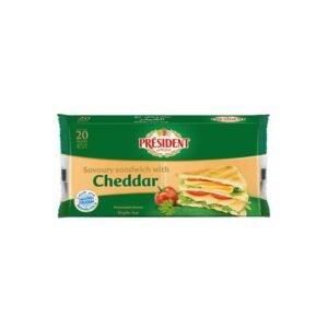 President Sandwich Cheddar Cheese 20 Slices 400g