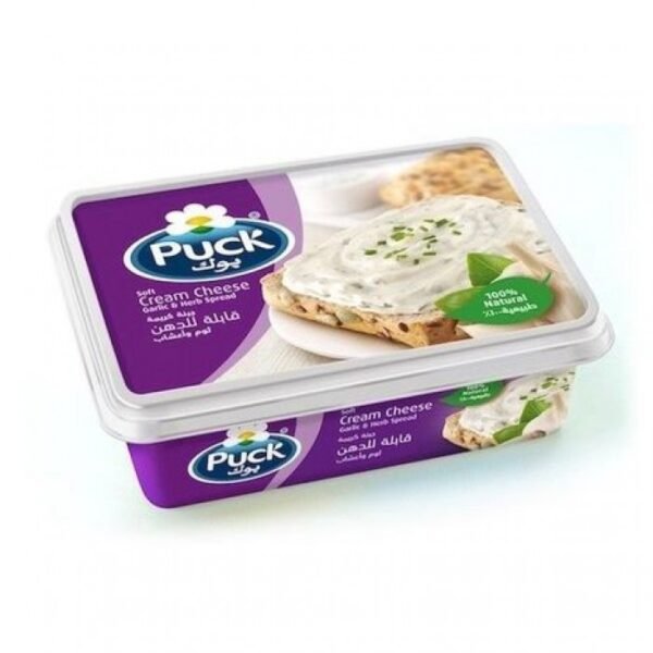 Puck Cream Cheese Spread With Garlic & Herbs 200g