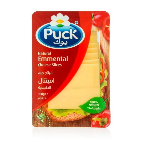 Puck Natural Emmental Cheese Slices 150g