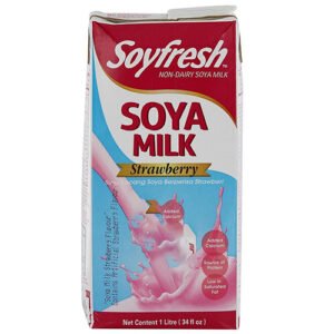 Soyafresh Soya Milk Strawberry 1 Liter