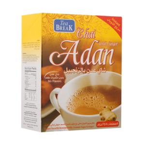 Tea Break Chai Adan With Ginger 25g Pack of 8 Sticks