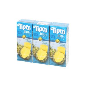 Tipco Pineapple Juice 200ml Pack 6 Pcs