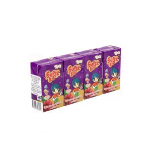 Tipco Superkid Red Grape Juice Pack 4 Pcs