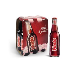 Vimto Sparking Glass Bottle 330ml 6 Pcs