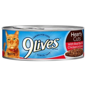 9Lives Tender Slices with Real Beef in Gravy Wet Cat Food 156g