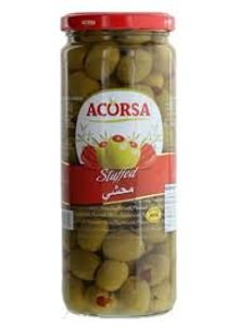 Acorsa Green Olives Stuffed Jar 285g