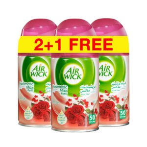 Air Wick Air Freshener Refill Midnight Rose 250ml 2 Pieces + 1 Free