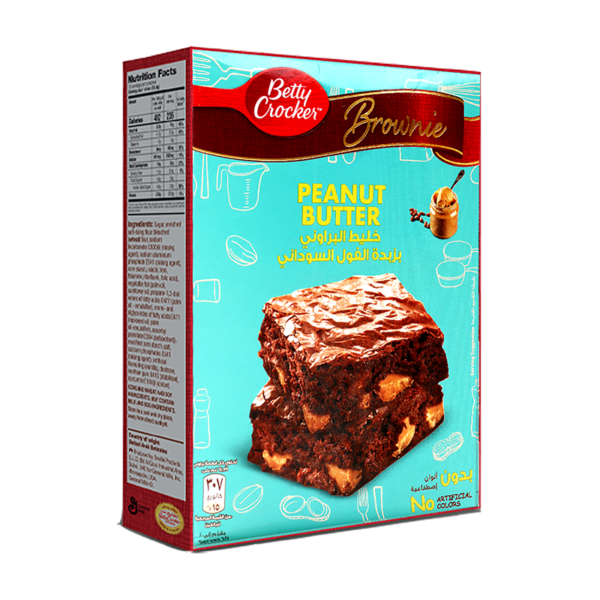 Betty Crocker Peanut Butter Brownie Mix 510g