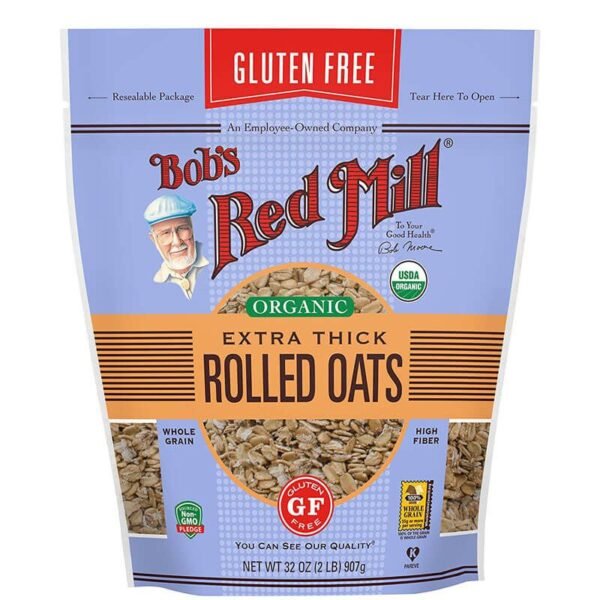 Bob's Red Mill Gluten Free Extra Thick Organic Rolled Oats 907g