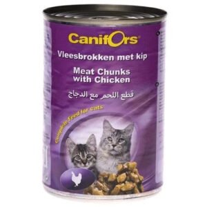 Canifors Cat Food Meat Chunks with Chicken 410g