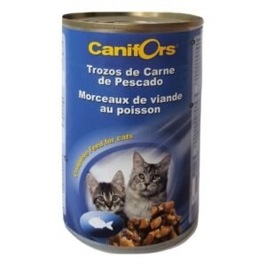 Canifors Cat Food Meat Chunks with Fish 410g