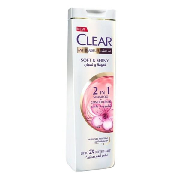 Clear Soft and Shiny Anti Dandruff Shampoo with Conditioner 600ml