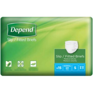 Depend Adult Diapers Slip Normal Small 15 Slip