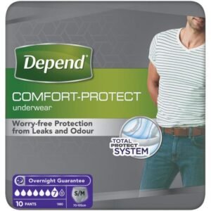 Depend Comfort Protect For Men Small-Medium 10 Pants