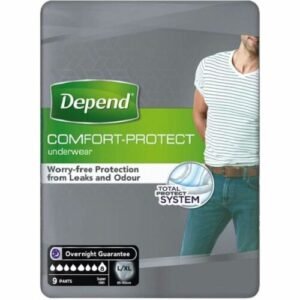 Depend Pants Size Large-Extra Large for Men 9 Pants