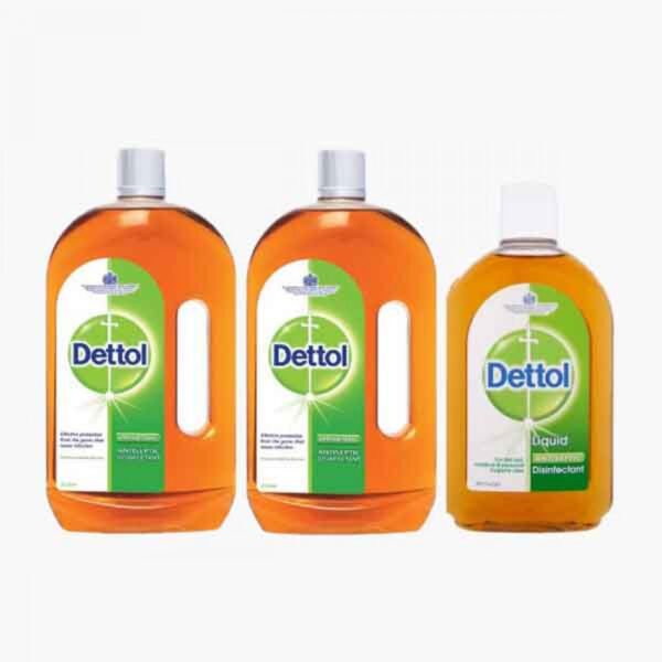 Dettol Liquid 2 Pieces 1 Liter + 500ml