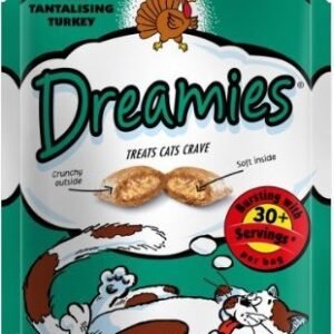 Dreamies Cat Treat Biscuits with Turkey 60g