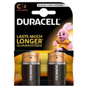 Duracell Basic Cs 2-Pack