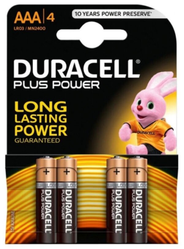 Duracell Batteries AAA Alkaline 4-Pack