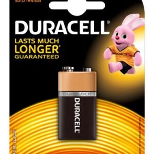 Duracell Battery 9V Lasts Longer Alkaline