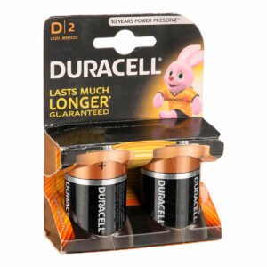 Duracell Battery Basic Ds 2 Pieces