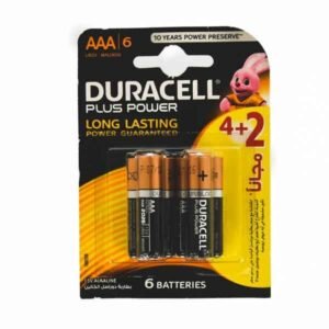 Duracell Battery Plus AAA 4+2 Pieces