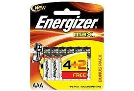 Energizer AAA Max Batteries 6-Pack