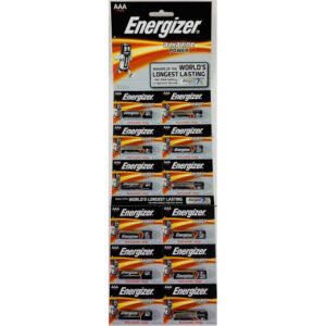 Energizer Alkaline AAA Battery 12 Pieces Pack