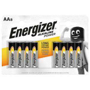 Energizer Battery alkaline 1.5V AA 8 Pieces