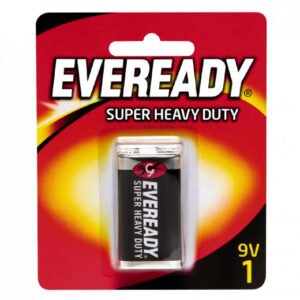 Eveready Super Heavy Duty Batteries 9 Volt